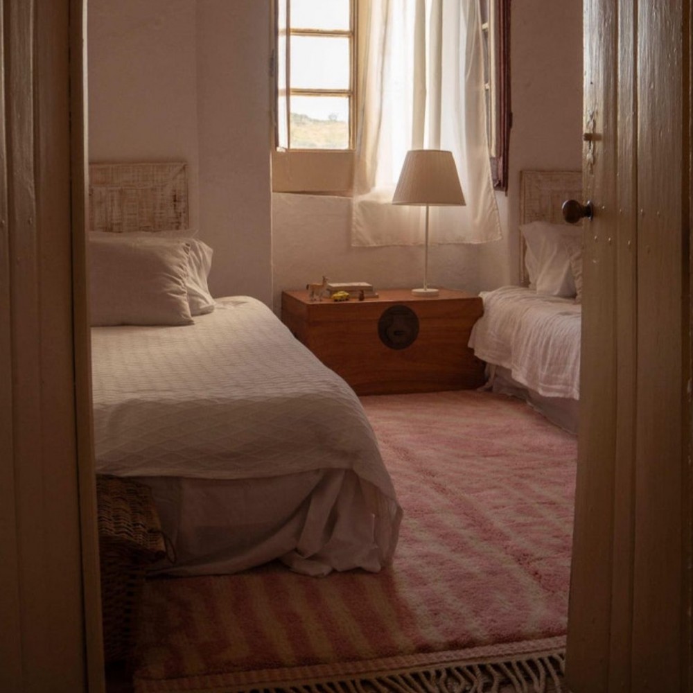 Contemporary Handmade Moroccan Tulu Rug, 100% Wool, Made-to-order, Customizable