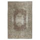 Shabby Chic Vintage Turkish Rug. Distressed Handmade Carpet