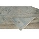 Decorative Handmade Turkish Wool Area Rug in Light Blue. Modern Floor Covering