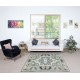 Vintage Handmade Turkish Area Rug, 100% Wool
