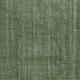 Modern Area Rug in Green. Hand-Knotted in Turkey