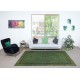 Modern Handmade Turkish Wool Area Rug in Green