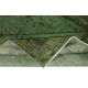 Modern Handmade Turkish Wool Area Rug in Green
