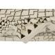 Contemporary Handmade Moroccan Tulu Rug Made of Natural Undyed Wool        