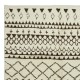 Contemporary Handmade Moroccan Tulu Rug Made of Natural Undyed Wool        