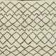 Contemporary Handmade Moroccan Tulu Rug Made of Natural Undyed Wool        