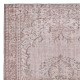 Modern Area Rug in Light Pink, Handwoven and Handknotted in Turkey