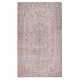Modern Area Rug in Light Pink, Handwoven and Handknotted in Turkey