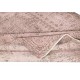 Vintage Handmade Turkish Area Rug redyed in Pink Color for contemporary interiors