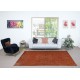 Modern Area Rug in Orange. Hand-Knotted in Turkey