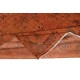 Modern Area Rug in Orange. Hand-Knotted in Turkey