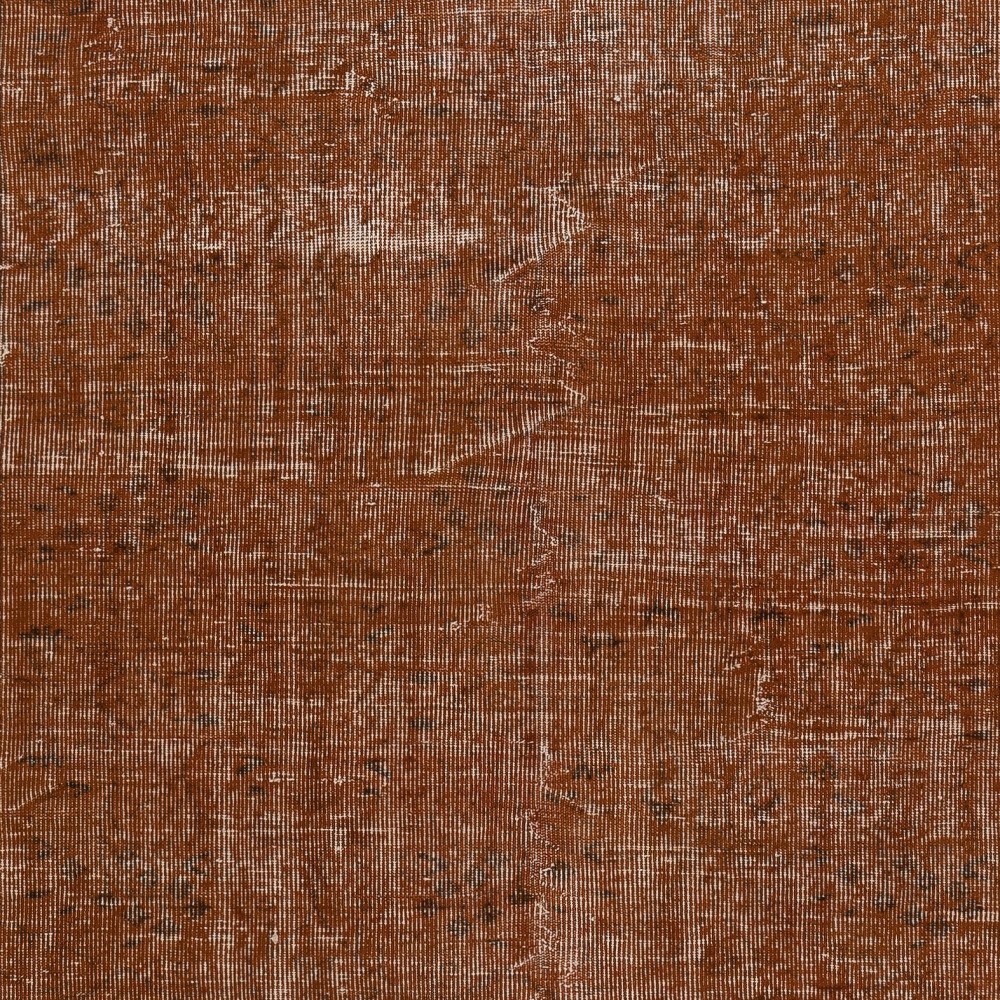 Contemporary Area Rug in Orange. Hand-Knotted in Turkey. Wool pile on cotton foundation