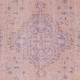 Modern Pink Color Over-Dyed Rug. Handmade Turkish Floor Rug. Bohemian Home Decor