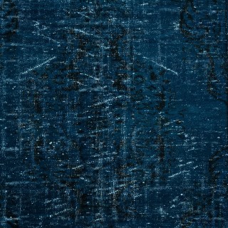 Contemporary Low Pile Area Rug in Nay Blue, Hand-woven and Hand-knotted in Turkey Contemporary Low Pile Area Rug in Nay Blue, Hand-woven and Hand-knotted in Turkey