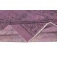 Purple Area Rug for Modern Interiors, Hand-Knotted in Turkey