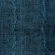 Contemporary Handmade Turkish Wool Area Rug in Navy Blue