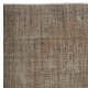 Shabby Chic Style Modern Area Rug in Brown. Hand-Knotted in Turkey