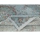 Medallion Design Modern Area Rug in Light Blue, Hand-woven and Hand-knotted in Turkey