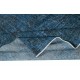 Contemporary Handmade Turkish Area Rug in Dark Blue Color