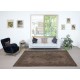 Hand Knotted Turkish Wool Area Rug in Brown. Modern Living Room Rug with Medallion Design. Home Gift Rug