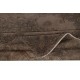 Hand Knotted Turkish Wool Area Rug in Brown. Modern Living Room Rug with Medallion Design. Home Gift Rug