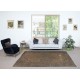 Contemporary Hand-knotted Area Rug. Brown Color Turkish Floor Covering