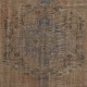 Contemporary Hand-knotted Area Rug. Brown Color Turkish Floor Covering