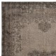 Hand Knotted Turkish Wool Area Rug in Brown. Modern Living Room Rug. Home Gift Rug