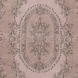 Soft Pink Color Anti-bacterial Wool Area Rug. Hand Knotted Turkish Rug