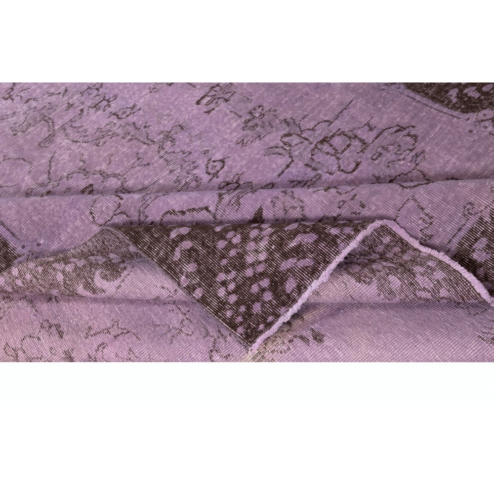 Bohemian Style Hand-knotted Area Rug. Modern Turkish Floor Covering