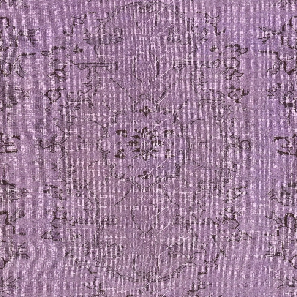 Bohemian Style Hand-knotted Area Rug. Modern Turkish Floor Covering