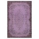 Bohemian Style Hand-knotted Area Rug. Modern Turkish Floor Covering