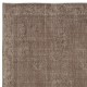Brown Color Handmade Wool Area Rug from Turkey. Great 4 Modern Interiors
