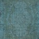 Blue Color Area Rug with Medallion Design. Handmade in Turkey. Modern Living Room Carpet