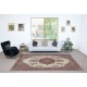 Vintage Handmade Turkish Oushak Rug for Country, Farmhouse and Rustic Decor