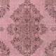 Pink Area Rug for Modern Interiors, Hand-Knotted in Turkey