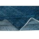 Contemporary Handmade Turkish Wool Area Rug in Navy Blue
