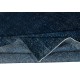 Handmade Navy Blue Area Rug for Living Room, Modern Turkish Carpet for Dining Room