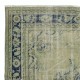 Decorative Hand Knotted Turkish Wool Area Rug in Green Color