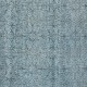Blue Color Over-Dyed Rug. Handmade Turkish Rug with Floral Design, Modern Home Decoration