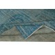 Teal Blue Area Rug for Modern Interiors, Handmade in Turkey