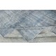 Blue Area Rug for Modern Interiors, Handmade in Turkey