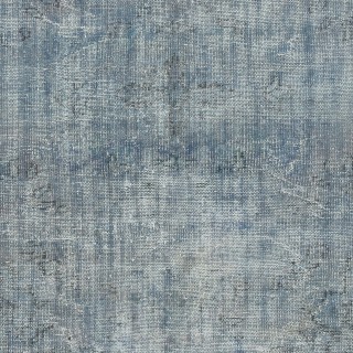 Blue Area Rug for Modern Interiors, Handmade in Turkey