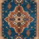 One of a kind Vintage Handmade Turkish Area Rug. 100% Wool