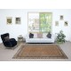 Vintage Handmade Turkish Area Rug with Floral Design