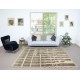 Contemporary Handmade Tulu Rug Made of Natural Brown & Beige Wool