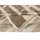 Contemporary Handmade Tulu Rug Made of Natural Brown & Beige Wool