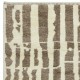 Contemporary Handmade Tulu Rug Made of Natural Brown & Beige Wool