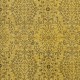 Vintage Handmade Floral Patterned Turkish Area Rug dyed in Yellow 4 Modern Interiors