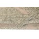 One-of-a-pair Vintage Area Rug with Medallion Design. Handmade Turkish Carpet